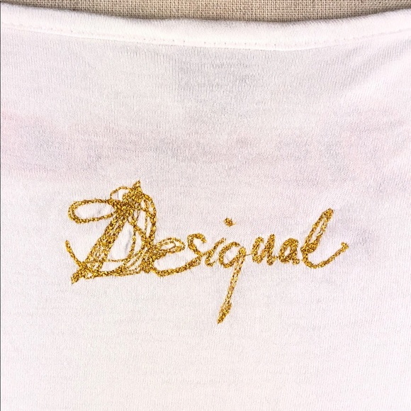 DESIGUAL Floral Print Tunic Top T-Shirt - Picture 6 of 8